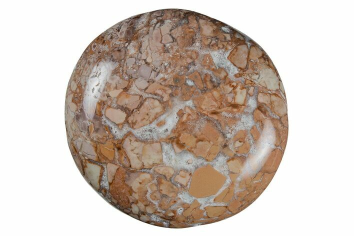 Polished Ibis Jasper Palm Stone - Madagascar #181638